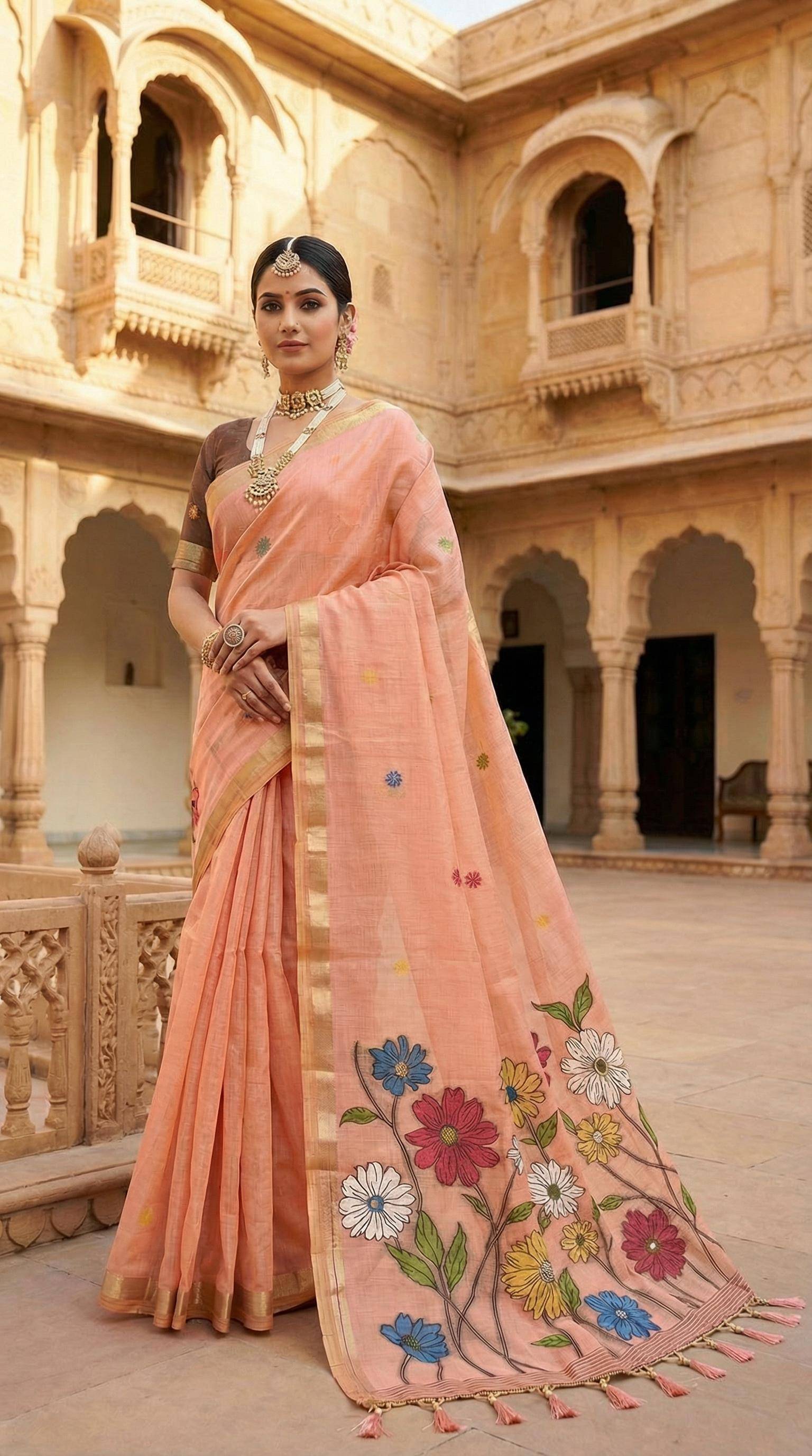 Anupama Arya Flower Saree dealers in Hyderabad